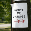 Pancarte de Vente de Garage