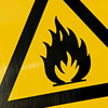 Logo inflammable